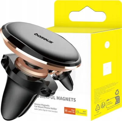 Obrázok produktu pre Baseus Magnetický držiak do auta pre vetraciu mriežku čierny