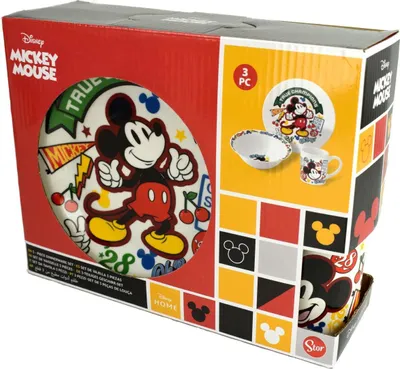 Produktbild von Geschirrset aus Porzellan Geschenkset Frühstücksset 3tlg.