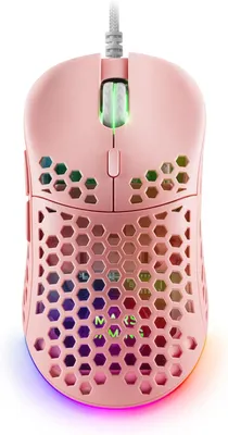 Produktbild von Mars Gaming MM55P, rechts, Optisch, USB Typ-A, 12800 DPI, Pink