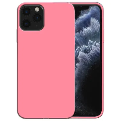Productafbeelding van Smartphonica siliconen hoesje voor iPhone 11 Pro, met zachte binnenkant - Roze