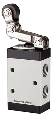 Produktbild von Riegler 3/2-Wegeventil, mech. betätigt, »M3«, RH, fr. Rücklauf, NC, G 1/4