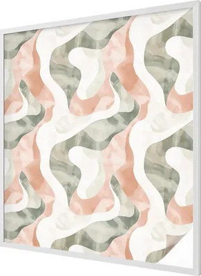 Zdjęcie produktu dla Folia witrażowa - 116x100 cm - wzór witrażowy - nieprzezroczysta dekoracyjna folia do ochrony prywatności - samoprzylepna, ochrona UV - kolorowe fale