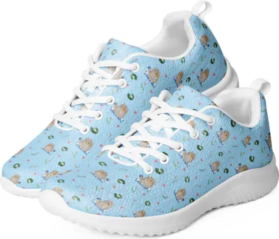 Produktbild von Mr. & Mrs. Panda Sneaker Damen Otter Stein Größe 40 1/2 - Blau - Geschenk, Neugierig, Pflanzen, Seeotter See, Grüßen, Turnschuh, Weiß, Sportschuh, Frauen