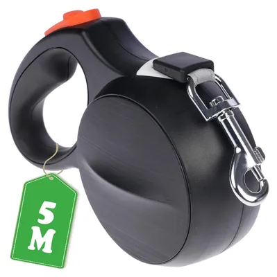 Image de Laisse pour chiens de grande et moyenne taille, jusqu'à 55 kg - Laisse extensible de 5 mètres