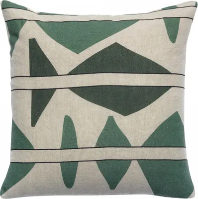 Produktbild von Vivaraise Kissen Zeff Mila Thymian-Grün 45 x 45 cm 100% Leinen mit RV