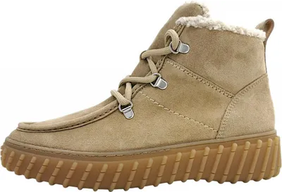 Immagine prodotto di Scarpe da donna Paul Green, stivali, modello stringato, color beige, per il tempo libero