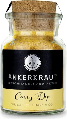 Produktbild von Curry-Dip, 90g im Korkenglas