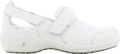 Image de Safety Jogger SAMANTHA OB blanche, taille 36, chaussure pour femmes destinée à la restauration, l'agroalimentaire, le secteur médical et de la santé, ainsi qu'au nettoyage