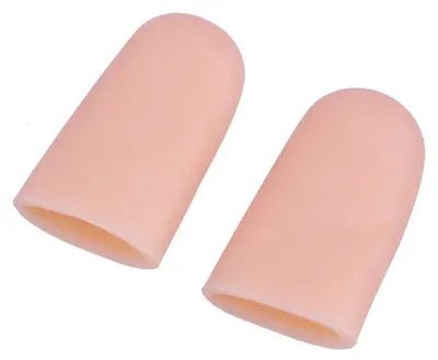 Imagen del producto de Protectores de silicona para dedos dañados, paquete de 2 unidades