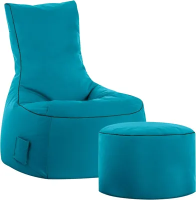 Produktbild von SITTING POINT only by MAGMA Sitzsack-Set Scuba Swing + Hocker Petrol