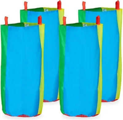Produktbild von Hüpfsäcke für Kinder, 4er-Pack, für drinnen und draußen, mit ergonomischen Griffen
