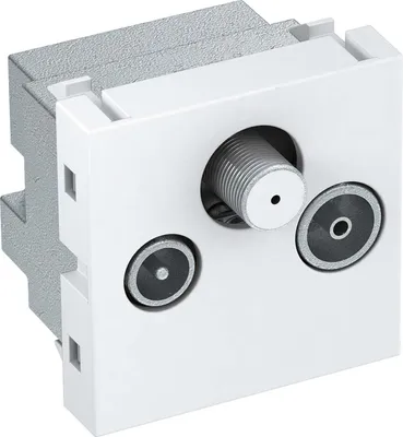 Produktbild von OBO ANT-3SD RW1 Antennensteckdose Stichdose Radio-TV-SAT 45x45mm 6105282