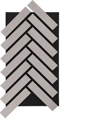 Produktbild von HOME DELUXE - Akustikpaneel Fischgrätenoptik Grey Oak 80 x 40 cm I Schallschutzpaneel Akustikplatten Wandpaneel
