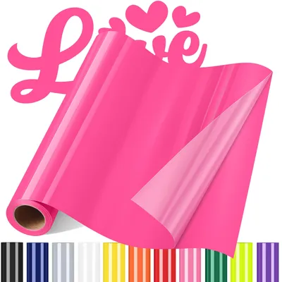Productafbeelding van Flexfolie voor textiel - Transferfolie voor snijplotters - Neonroze