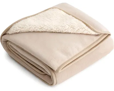 Productafbeelding van Waterdichte hondenbedekking, 100x120 cm, met Sherpa fleece, crèmekleurig, wasbaar