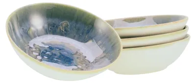Produktbild von CreaTable, 21515, Yuki Grün-blau, Mehrzweckschale 4-tlg, Steinzeug