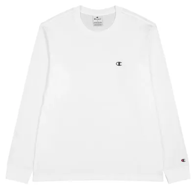 Produktbild von Champion Legacy Basics-L-s Crewneck Langarmshirt für Herren, Bianco, XXL
