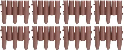 Immagine prodotto di Palisata GE037, 27x24 cm, PP, marrone, flessibile, L-2,16 m, conf. 8 pz