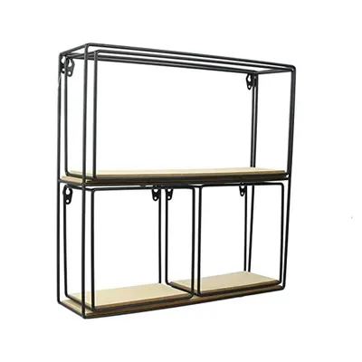 Immagine prodotto di Calicosy - Mensole 4 pezzi in legno e metallo - H38 cm