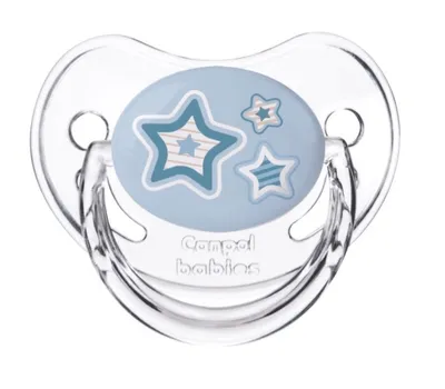 Image de Canpol Silicone Anatomical Soother 6-18m Blue - Newborn Baby 22/566