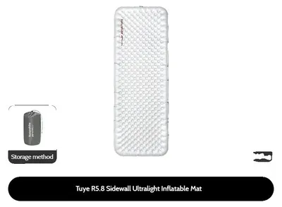 Obrázok produktu pre Nafukovacia matrace, ultralehká, s tepelnou izoláciou, štandardná