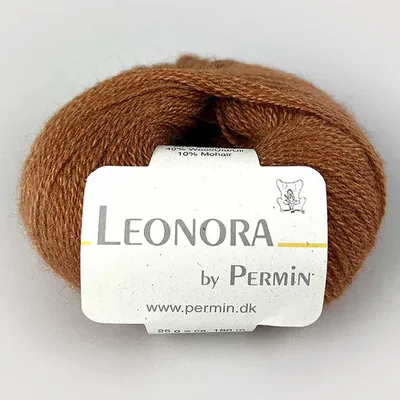 Zdjęcie produktu dla Leonora by Permin – Luksusowa włóczka z jedwabiu, wełny i kid moheru (15 kamelów)