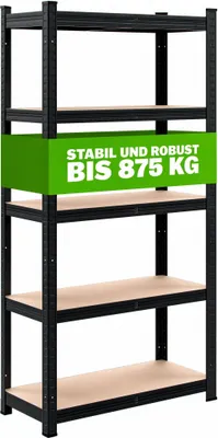 Obrázek produktu pro Regál pro vysoké zatížení, 180x90x40cm, nosnost 875kg