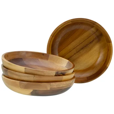 Obrázok produktu pre CreaTable, 21577, Nature Collection Akáciové drevo, viacúčelová miska 4 ks, drevo