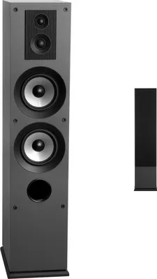 Produktbild von SucceBuy Standlautsprecher mit 3-Wege-System, 1,91/2,54 cm Hochtöner, zwei 13,34 cm Tieftöner, 145 W Spitzenleistung, Frequenzbereich 70 Hz–20 kHz, MDF-Gehäuse, geeignet für Heim-Audio, Einzelstück