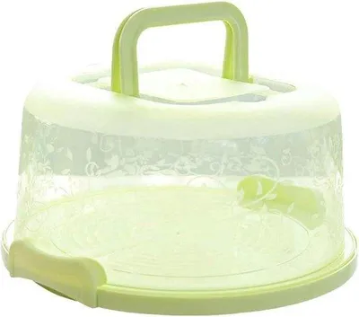 Produktbild von Famanu Tragbare Lebensmittelaufbewahrungsbox mit Griff für Torten und Cupcakes - Kuchenbox 15-20 cm