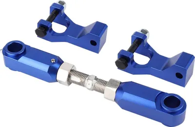 Productafbeelding van Verstelbaar verlaagingsset voor en achter, geschikt voor Yamaha Raptor 350, 660 en 700. Blauw