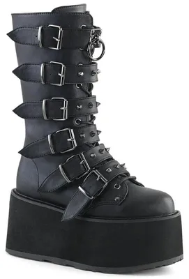 Produktbild von DemoniaCult Plateaustiefel - Damned-225 Black 36