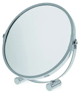 Image de Petit miroir de maquillage/rasage sur pied, orientable