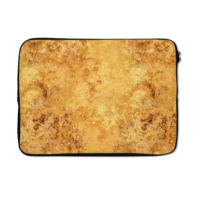 Produktbild von MuchoWow® Laptop Hülle 13 Zoll Muster - Abstrakt - Farbe - Gold Laptoptasche - Laptophülle - Sleeve - Rundumschutz