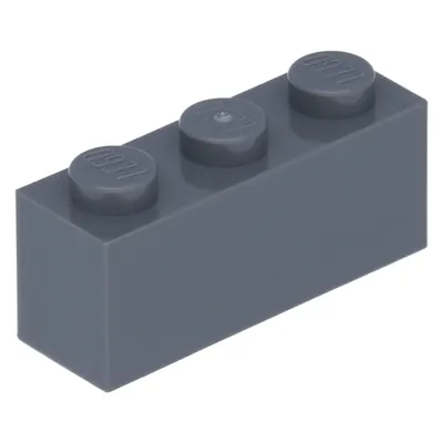 Produktbild von Lego® 250 Stück 3622 Stein Brick 1x3 Part Basic Steine 250 Dunkelgrau