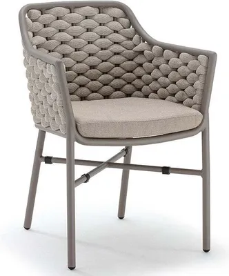 Obrázok produktu pre Záhradné kreslo Grattoni Panama - stohovateľné - taupe beige