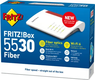 Produktbild von Punto de Acceso Fritz! FRITZ!BOX 5530 FIBER WRLS Blanco