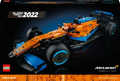 Produktbild von LEGO Technic McLaren Formel 1 Rennwagen, Set für Erwachsene, 1.434-teiliger F1-Motorsport-Modellbausatz, Geschenkidee für Männer, Frauen, Ihn, Sie, Ehemann, Sammlerstücke, Heimdekoration 42141