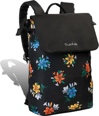 Produktbild von Cityrucksack schwarz Frida Kahlo Rucksack Nylon D2ORI801S