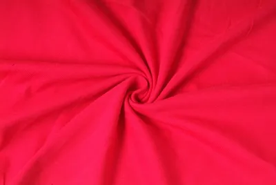 Obrázek produktu pro Úplet jednolíc, červená, tričkovina, látky, metráž / 50cm