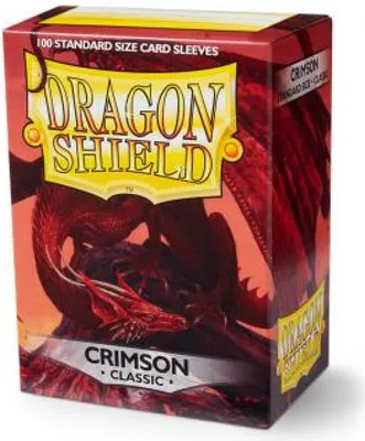 Productafbeelding van Dragon Shield Standaard beschermhoezen - Karmozijnrood (100 stuks)