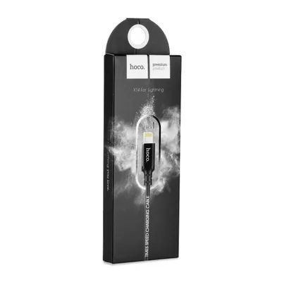 Produktbild von HOCO kabel Speed passend für iPhone Lightning 8-pin Datenübertragung (X14) passend für schwarz