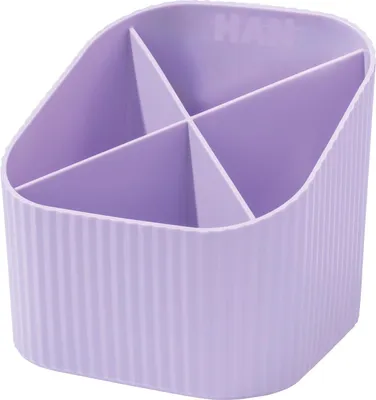 Obrázok produktu pre HAN 17238-887 HAN Stiftehalter X-LOOP pastelllila Kunststoff 4 Fächer 11,1 x 11,1 x 10,5 cm