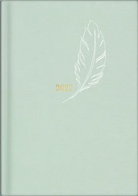 Produktbild von rido/idé 7021503017 Buchkalender Premium Young Line 2027 "Feather" A5, Textil
