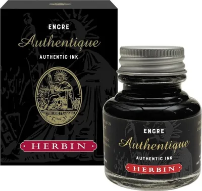 Produktbild von Jacques Herbin 4x Dokumententinte 30ml - Schwarz 13991T