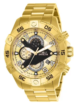 Produktbild von Invicta S1 Rally 26098 Herrenuhr - Quarzwerk - Edelstahl mit goldenem Zifferblatt - 48 mm
