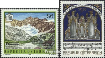 Produktbild von Briefmarken Österreich 1996 Mi 2183,2184 (kompl.Ausg.) postfrisch Naturschönheiten