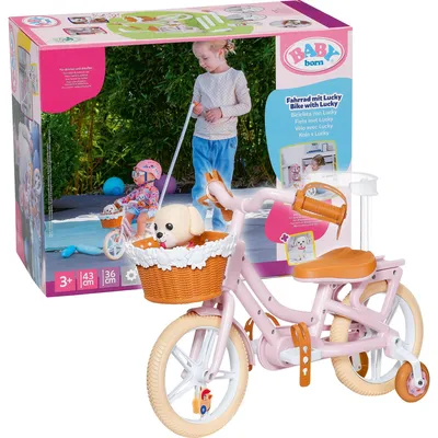 Immagine prodotto di BAMBINO nato @ Bike with Lucky, Puppen-Fahrradset, 3 Jahr(e)