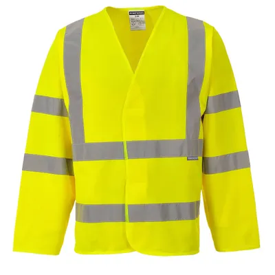 Produktbild von Portwest C473 Warnschutzweste mit Reflexstreifen über Bauch und Schulter Yellow Gr. L/XL