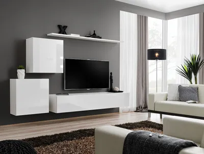 Produktbild von RIONATA 5 Wohnzimmerwand – weiß